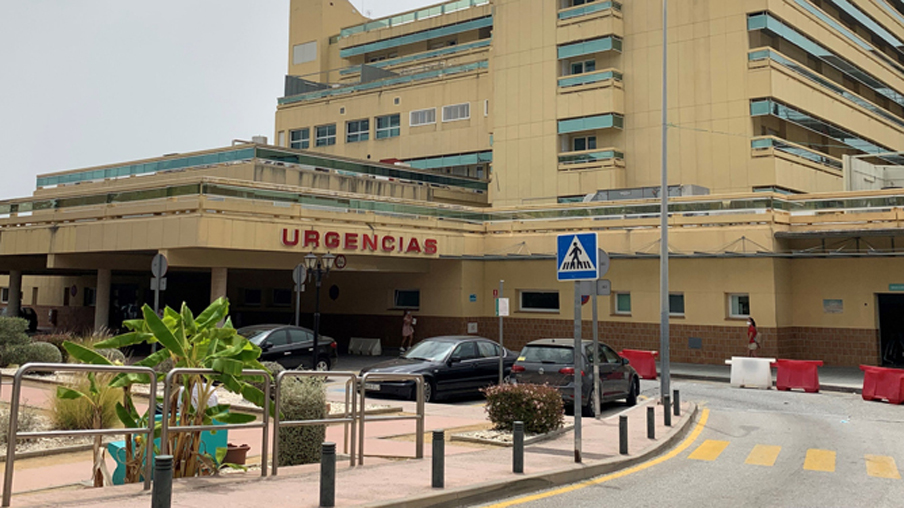 Puerta de Urgencias del Hospital Costa del Sol de Marbella